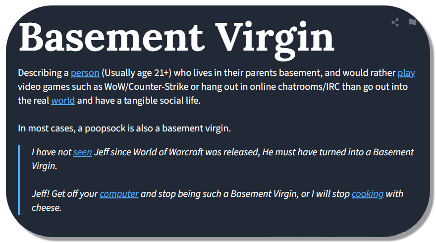 Definition of Basement Virgin